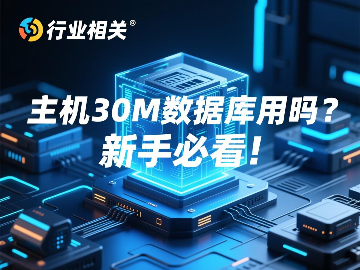 虚拟主机30M数据库够用吗?新手必看!  第1张 虚拟主机30M数据库够用吗?新手必看!  第1张
