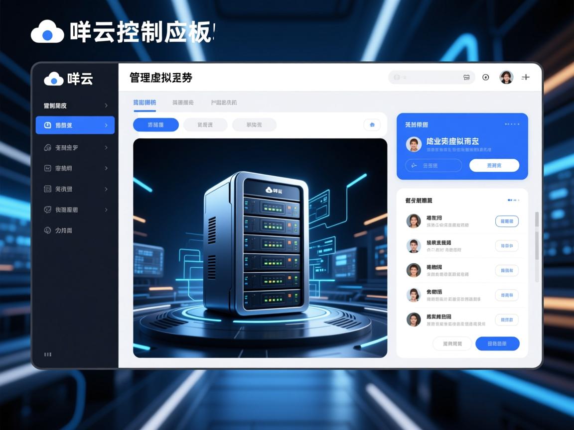 太咩云控制面板如何管理虚拟主机？