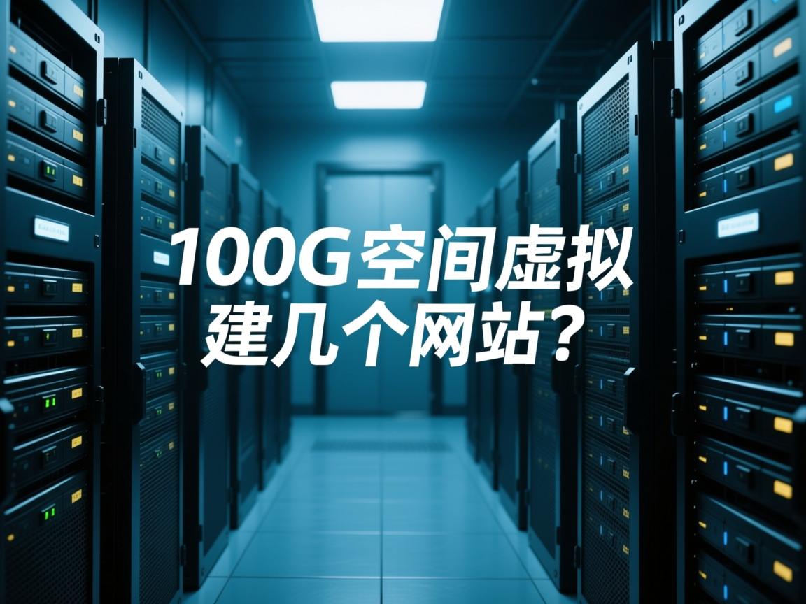 100G空间虚拟主机够建几个网站?