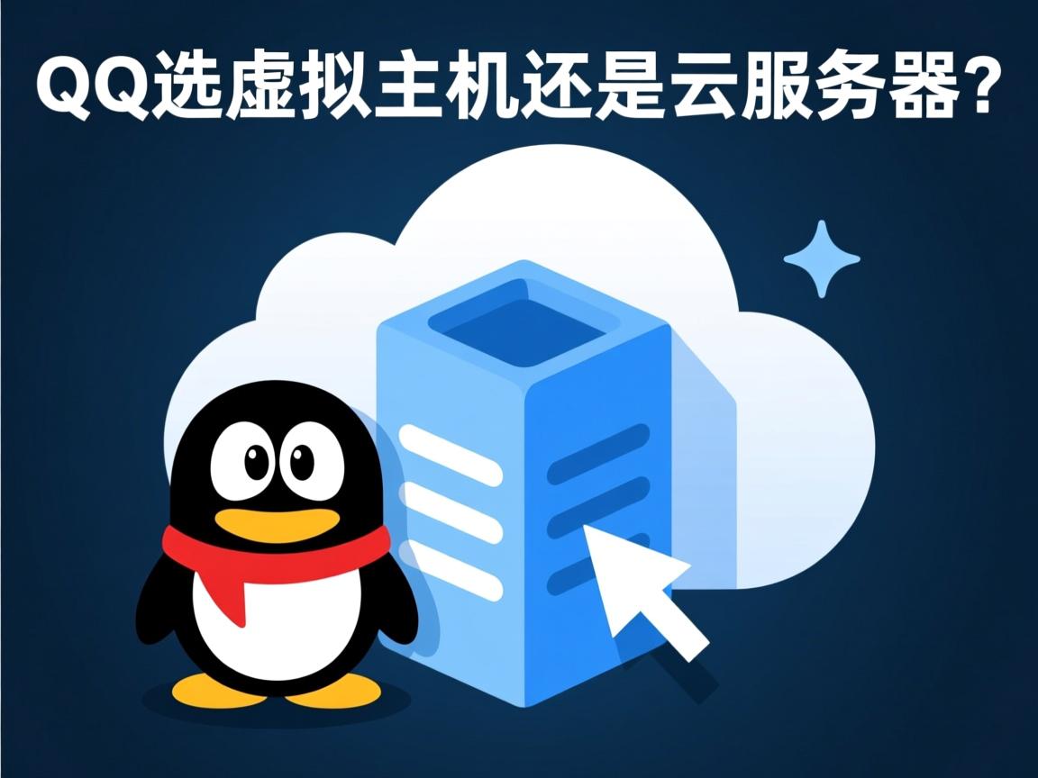 挂QQ选虚拟主机还是云服务器?