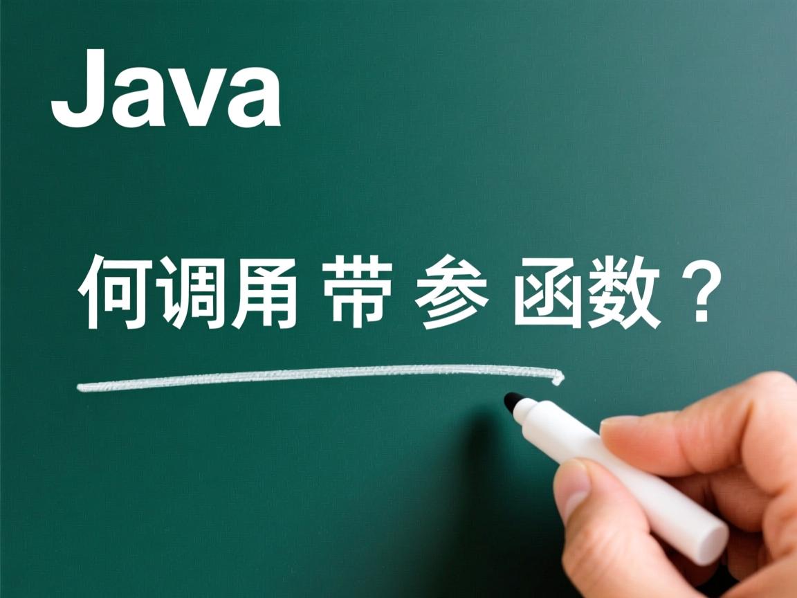 Java如何调用带参函数?