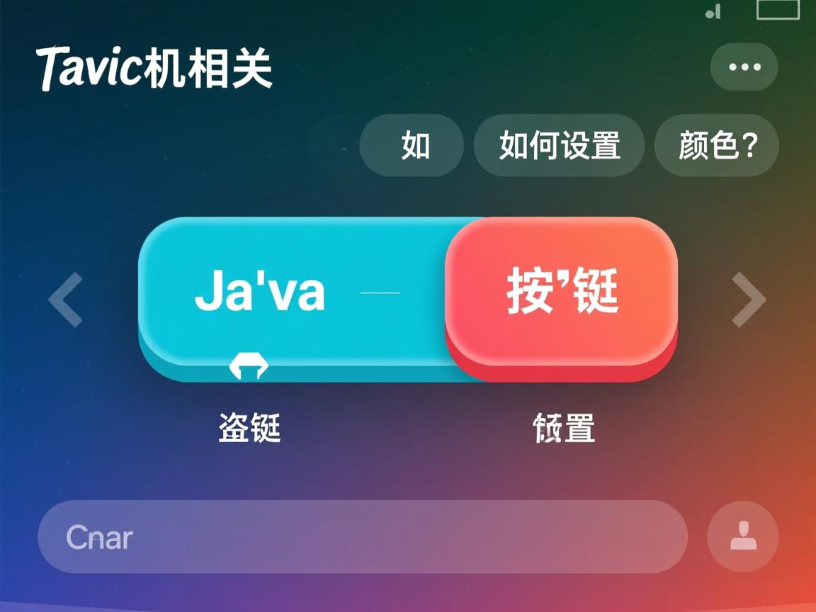 Java按钮如何设置颜色？