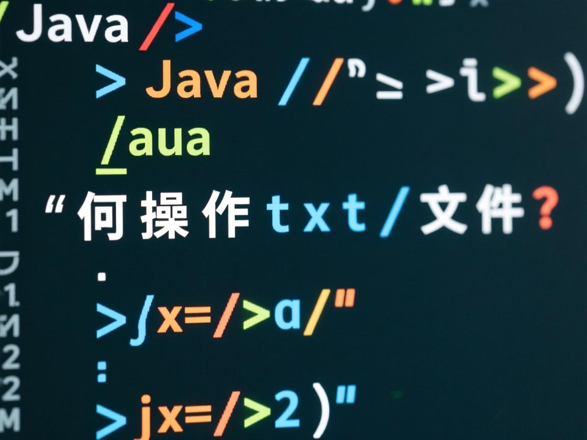Java如何操作txt文件?  第3张 Java如何操作txt文件?  第3张