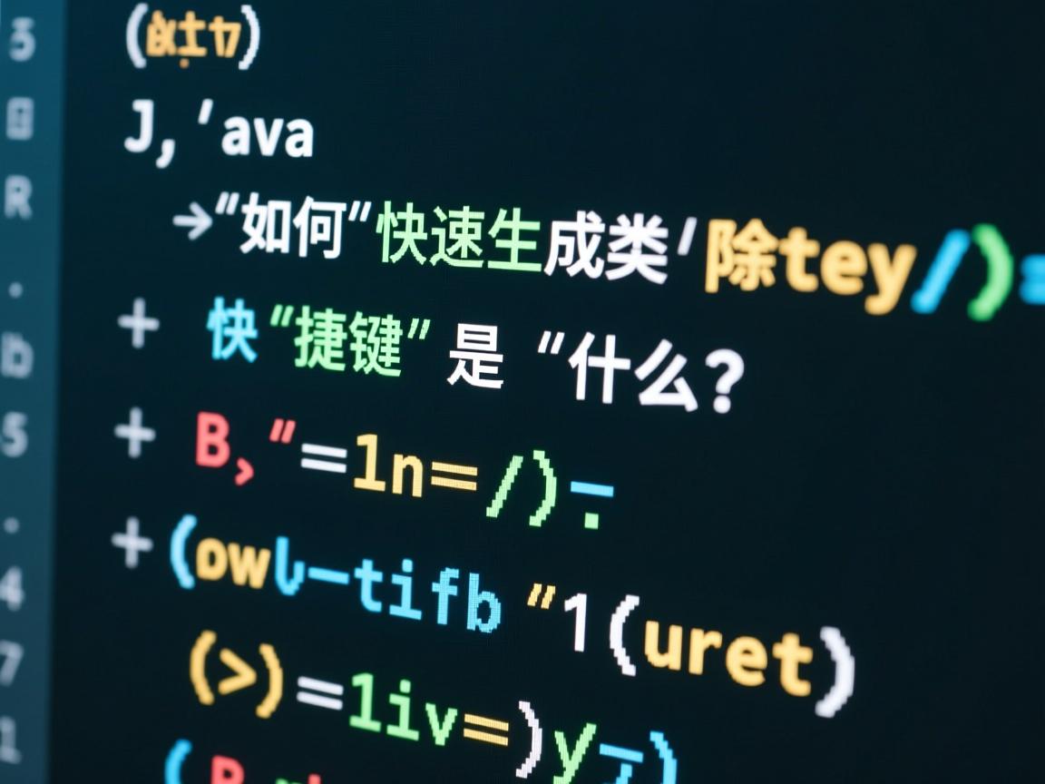 Java中如何快速生成类注释的快捷键是什么? 第2张 Java中如何快速生成类注释的快捷键是什么? 第2张