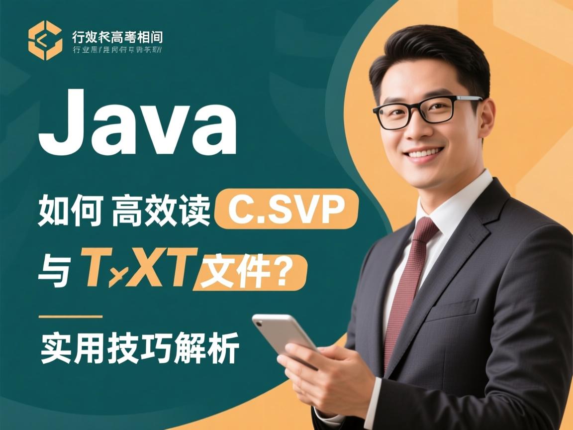 Java中如何高效读取CSV与TXT文件？实用技巧解析  第3张