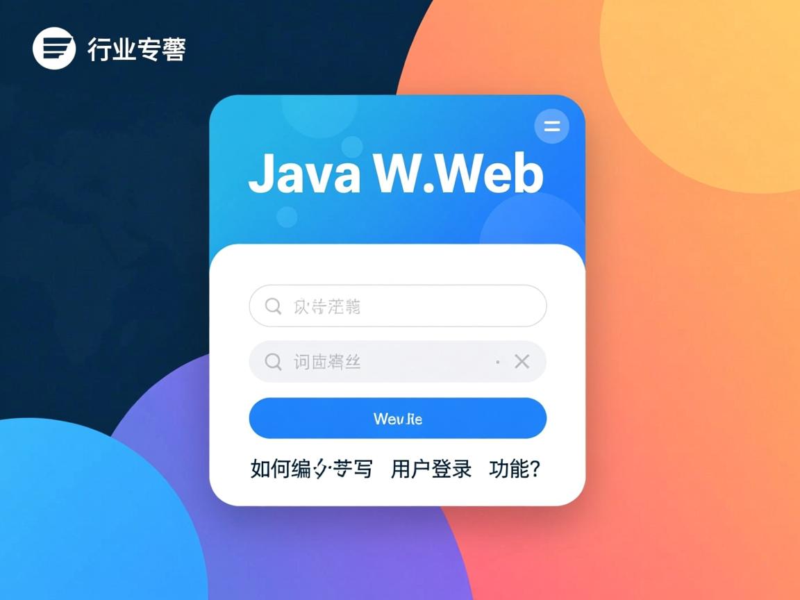 JavaWeb中如何编写用户登录功能？  第3张