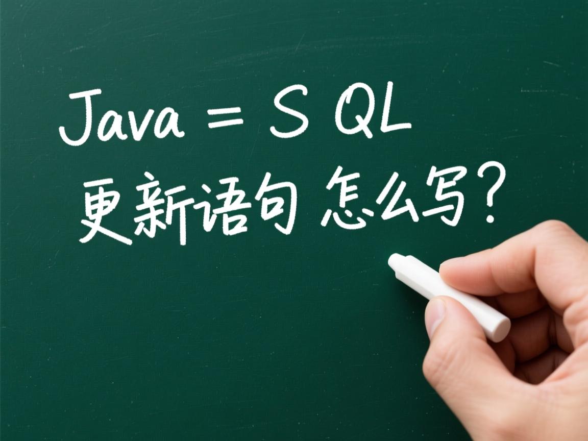 Java SQL更新语句怎么写?  第1张 Java SQL更新语句怎么写?  第1张
