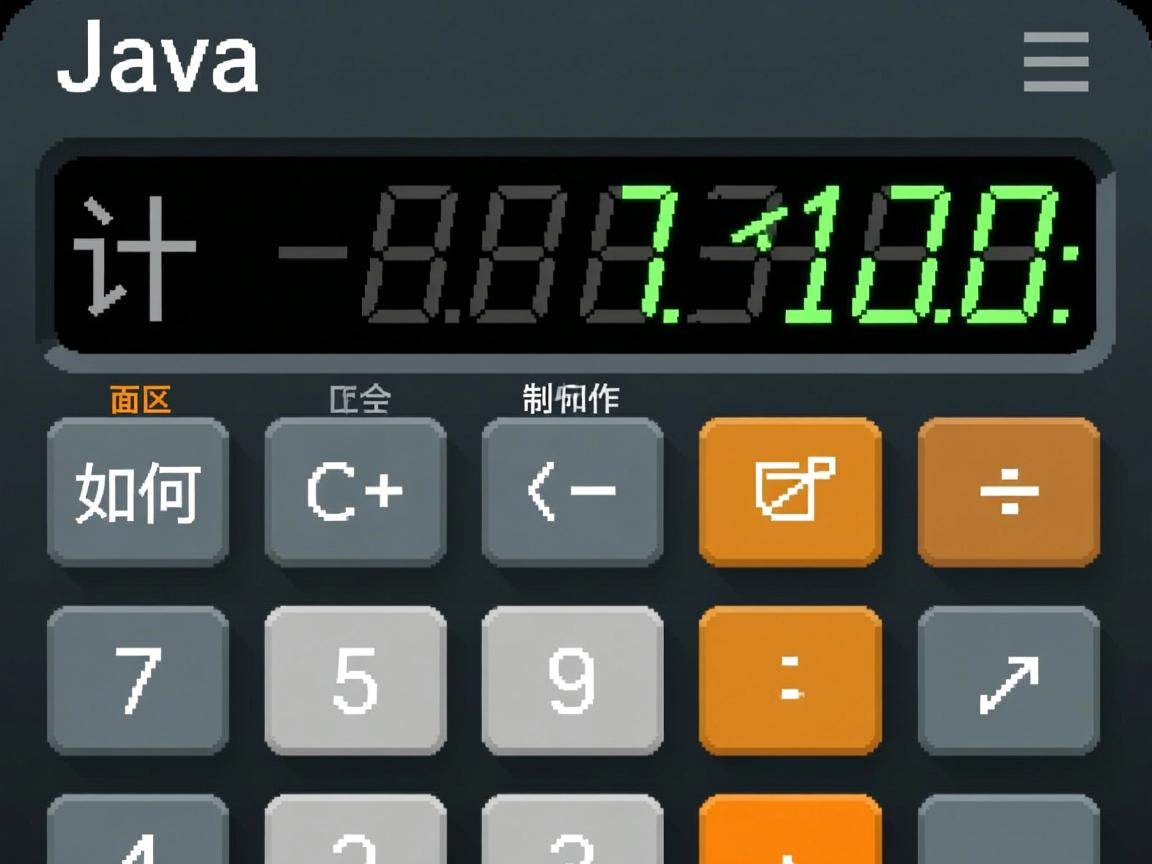Java计算器显示区域如何制作  第3张
