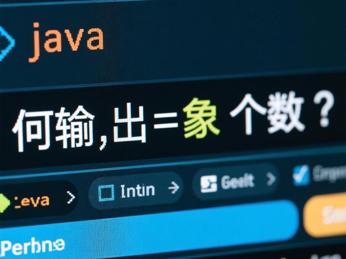Java如何输出对象个数?  第1张 Java如何输出对象个数?  第1张