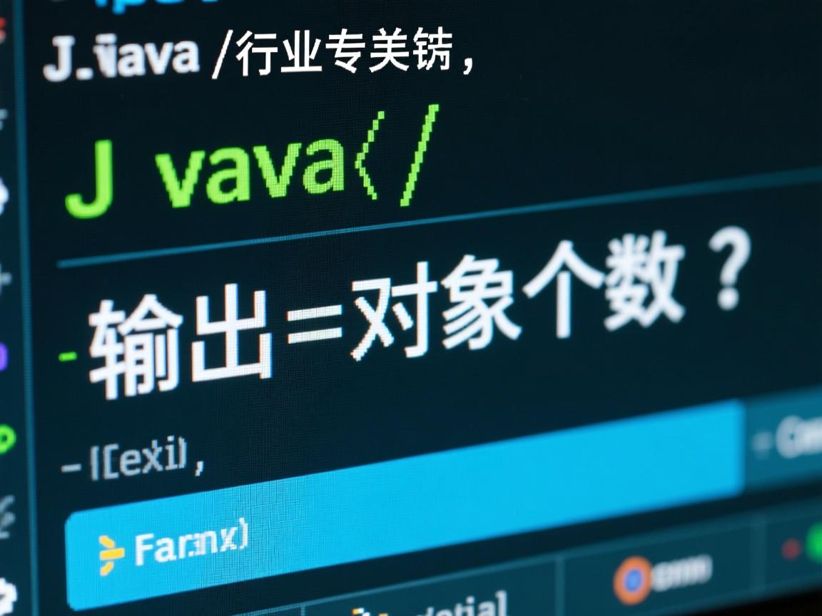 Java如何输出对象个数?  第2张 Java如何输出对象个数?  第2张