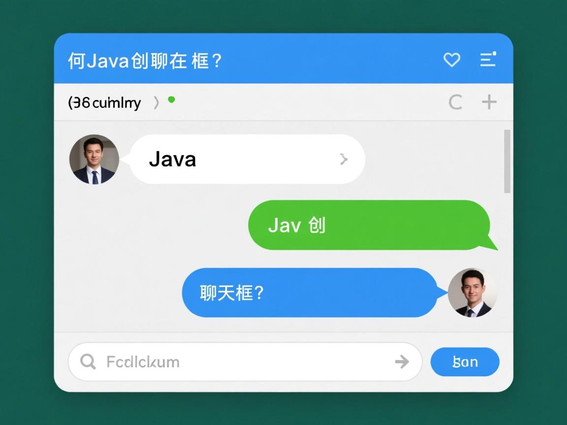 如何在Java创建聊天框?  第1张 如何在Java创建聊天框?  第1张