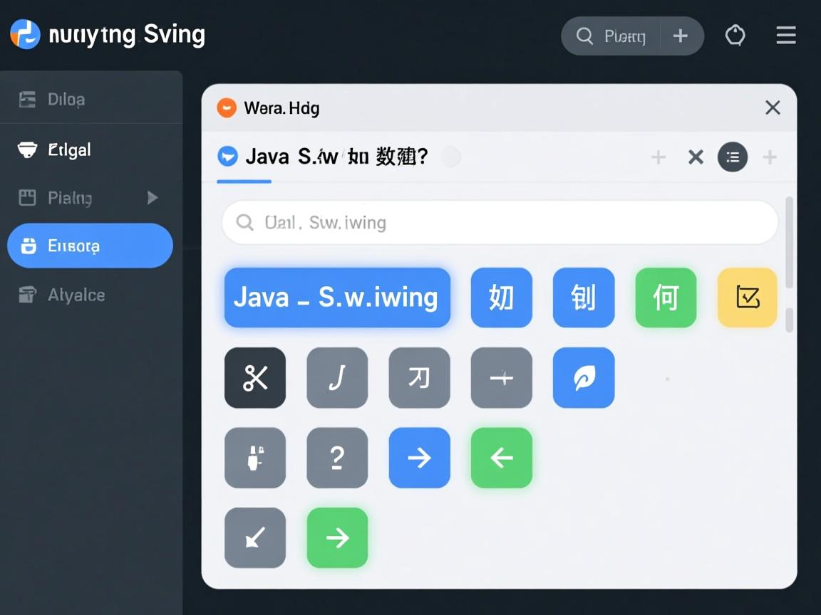 Java Swing如何创建按钮数组？