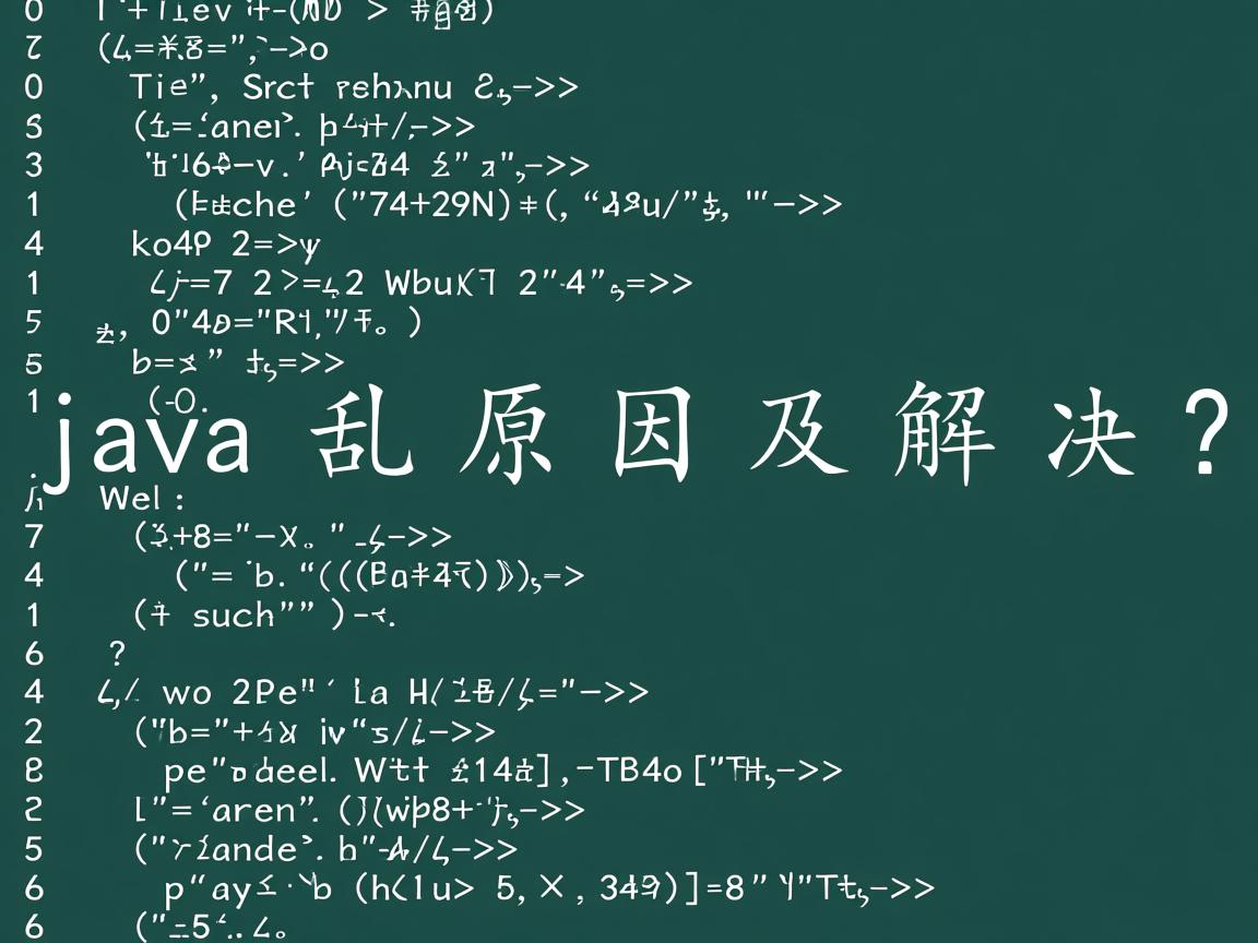 Java乱码原因及解决?