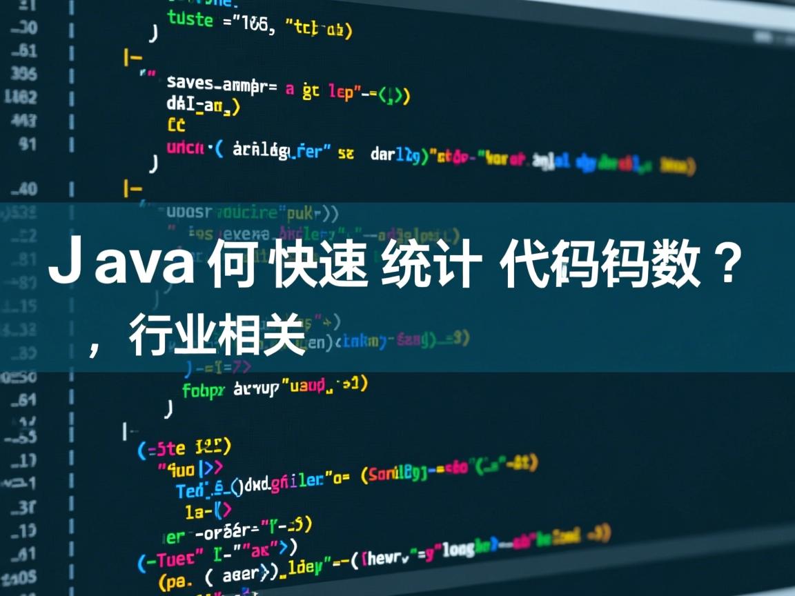 Java如何快速统计代码行数?  第2张 Java如何快速统计代码行数?  第2张