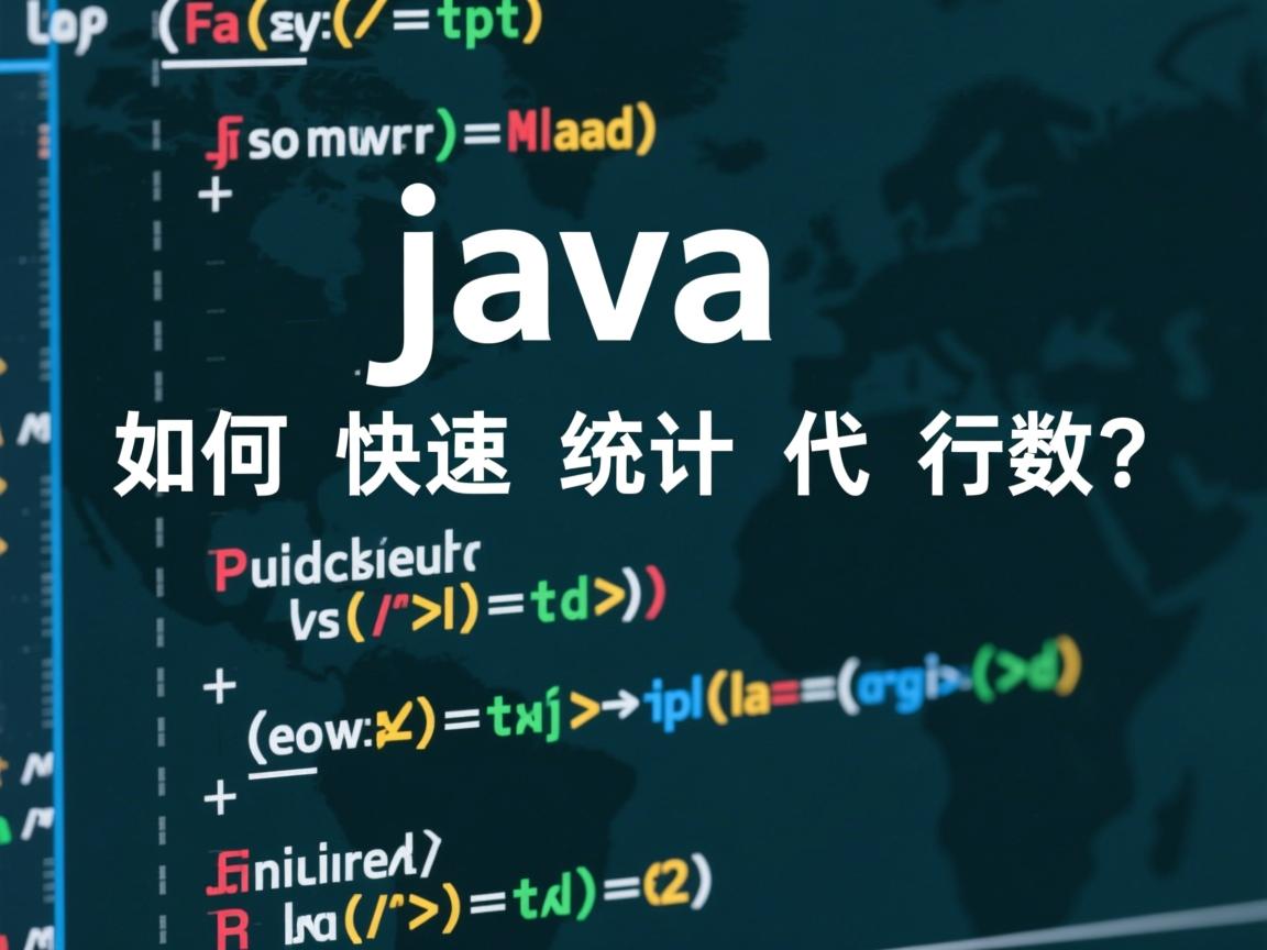 Java如何快速统计代码行数?  第3张 Java如何快速统计代码行数?  第3张