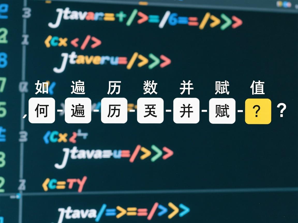 Java如何遍历数组并赋值?  第1张 Java如何遍历数组并赋值?  第1张