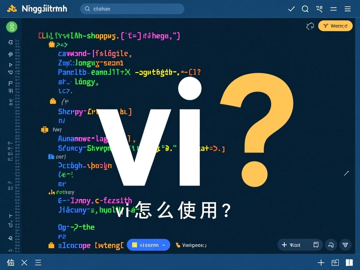 Linux vi怎么用?