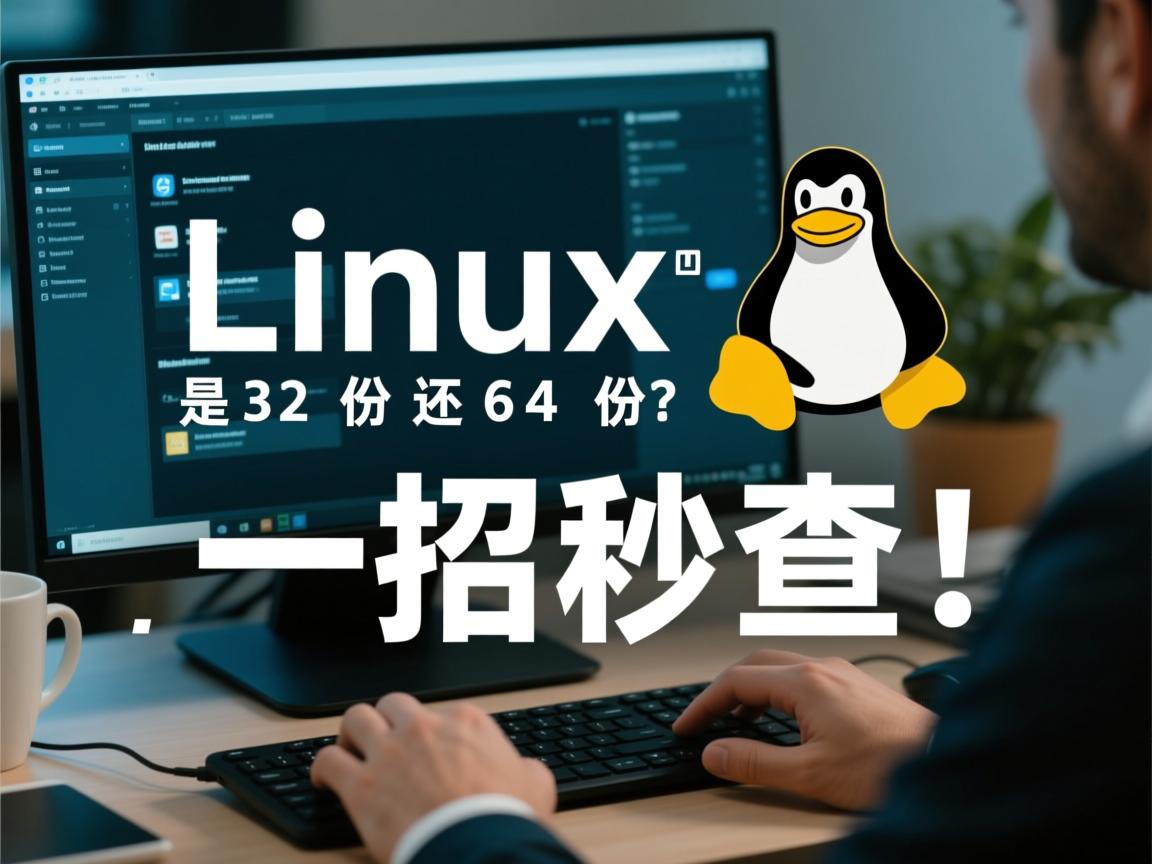 Linux系统是32位还是64位?一招秒查!