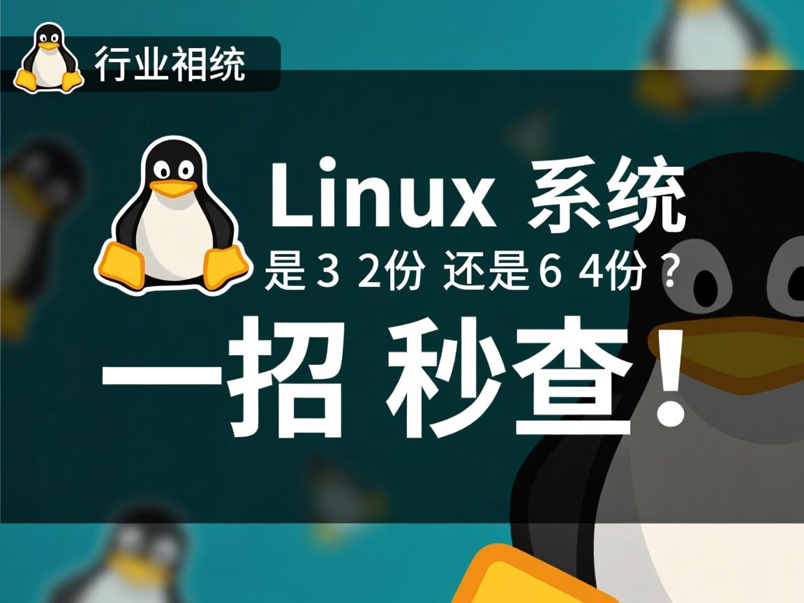 Linux系统是32位还是64位?一招秒查!  第3张 Linux系统是32位还是64位?一招秒查!  第3张