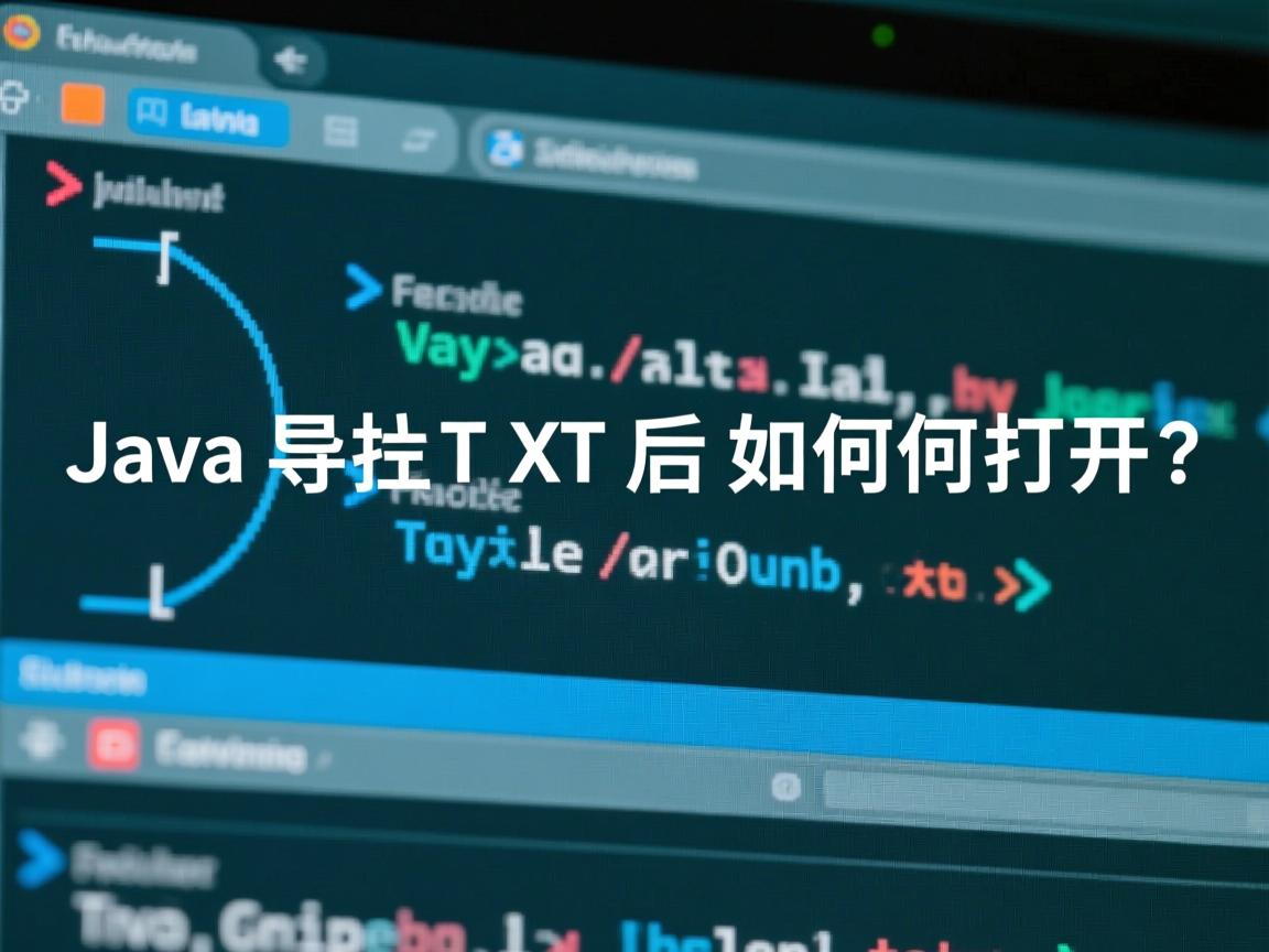 Java导出TXT后如何打开？