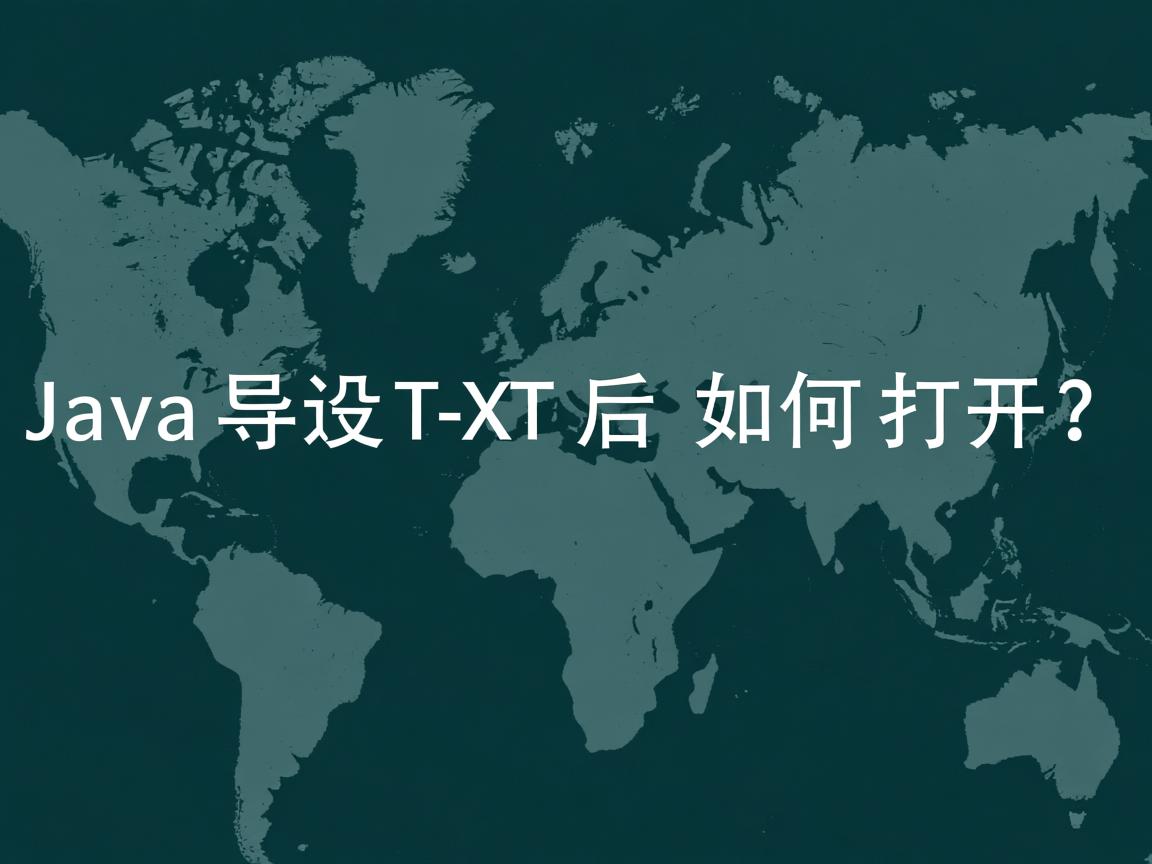 Java导出TXT后如何打开?  第3张 Java导出TXT后如何打开?  第3张