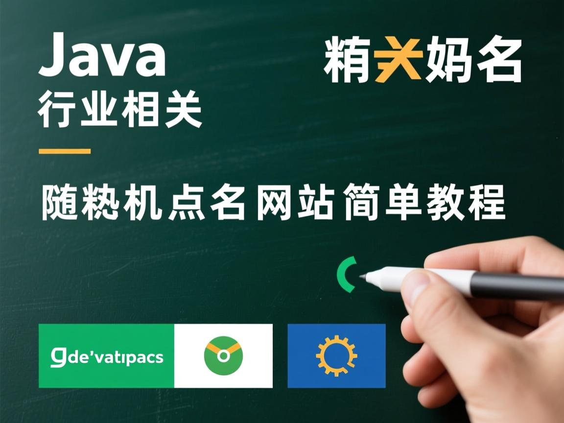 Java随机点名网站简单教程  第3张 Java随机点名网站简单教程  第3张