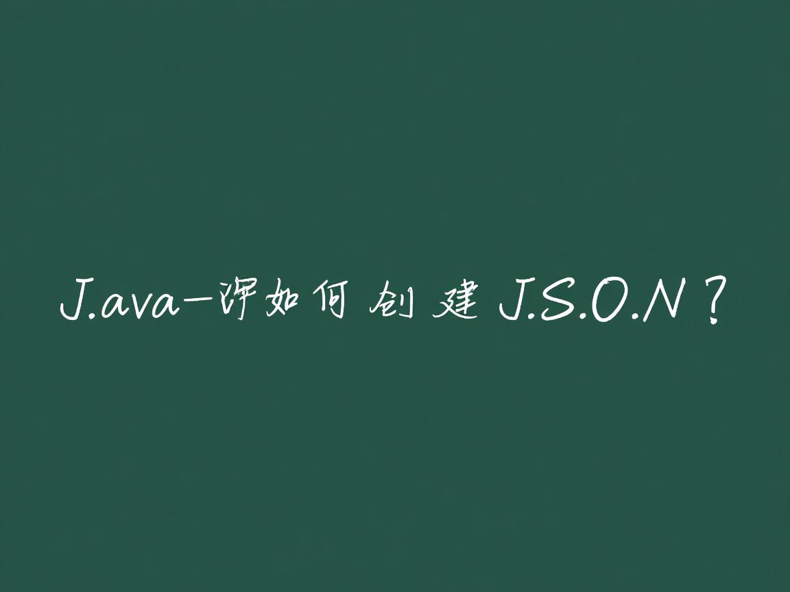 Java中如何创建JSON?  第2张 Java中如何创建JSON?  第2张