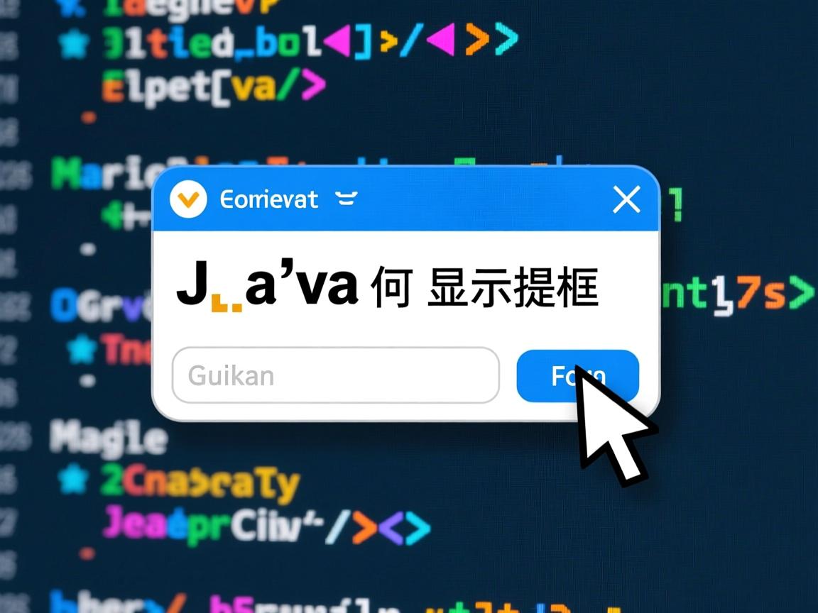 Java如何显示提示框  第1张