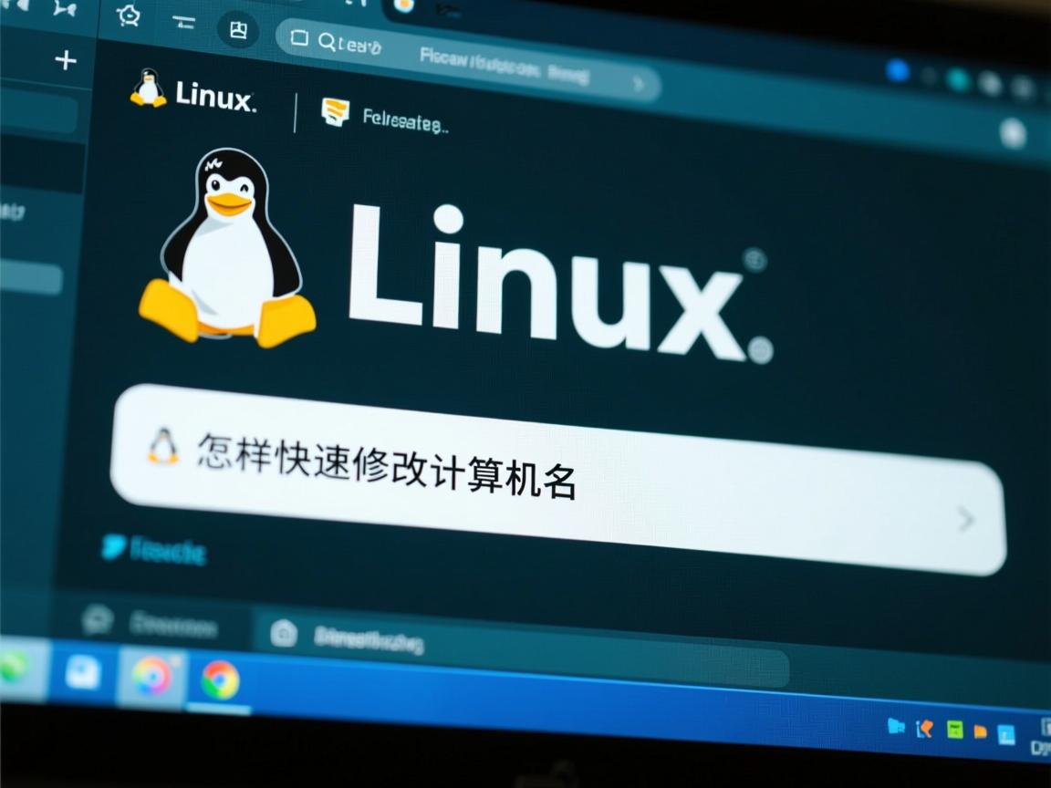 Linux怎样快速修改计算机名?  第2张 Linux怎样快速修改计算机名?  第2张