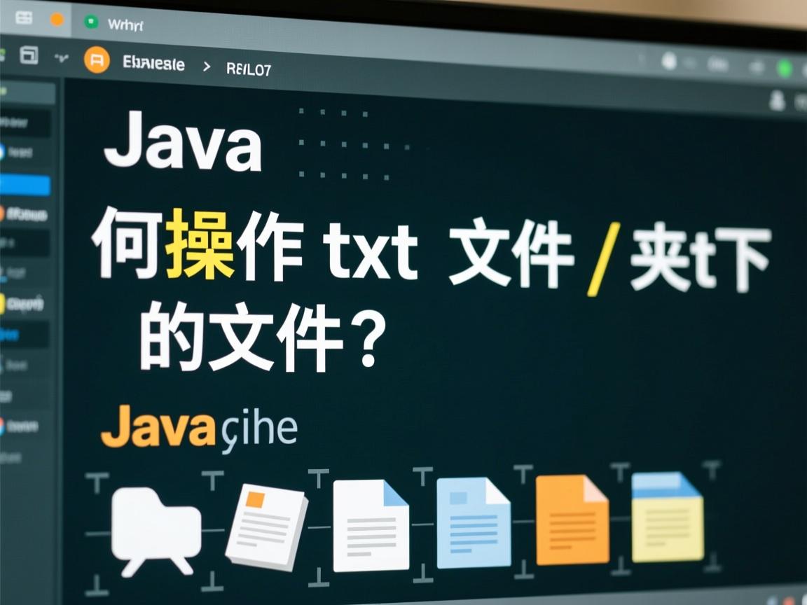 Java如何操作txt文件夹下的文件?  第1张 Java如何操作txt文件夹下的文件?  第1张
