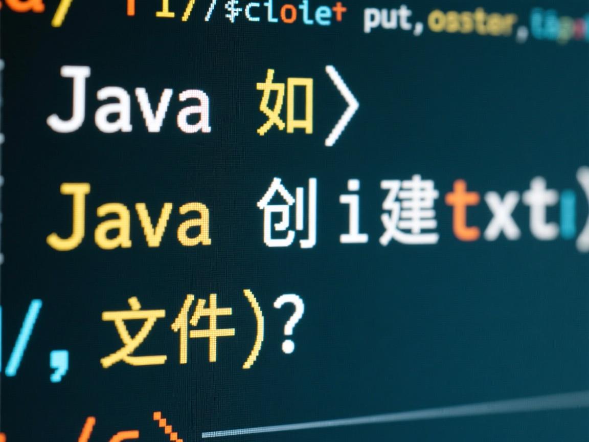 Java如何创建txt文件?  第1张 Java如何创建txt文件?  第1张