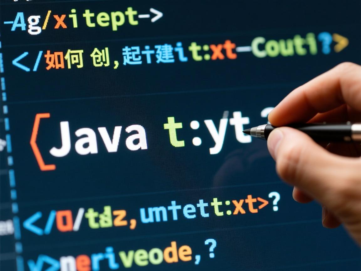 Java如何创建txt文件?  第3张 Java如何创建txt文件?  第3张