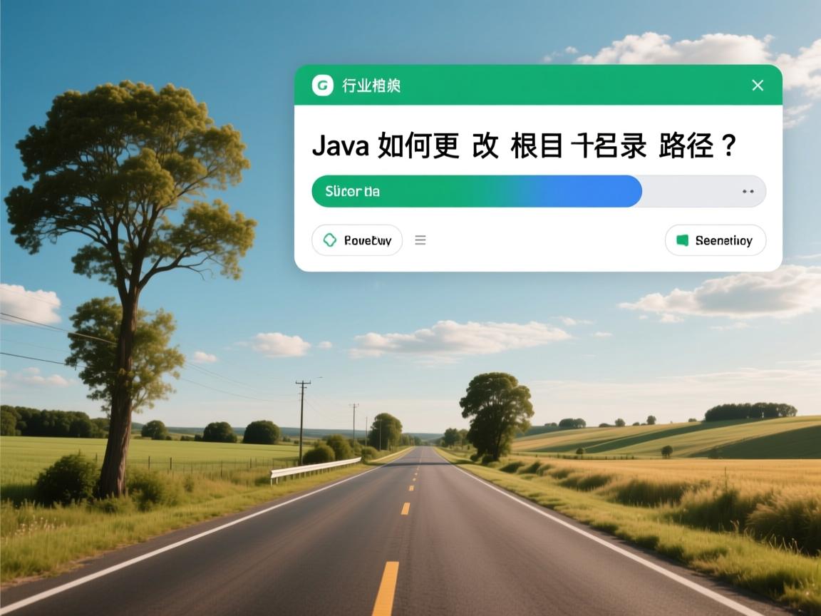 Java如何更改根目录路径?  第1张 Java如何更改根目录路径?  第1张