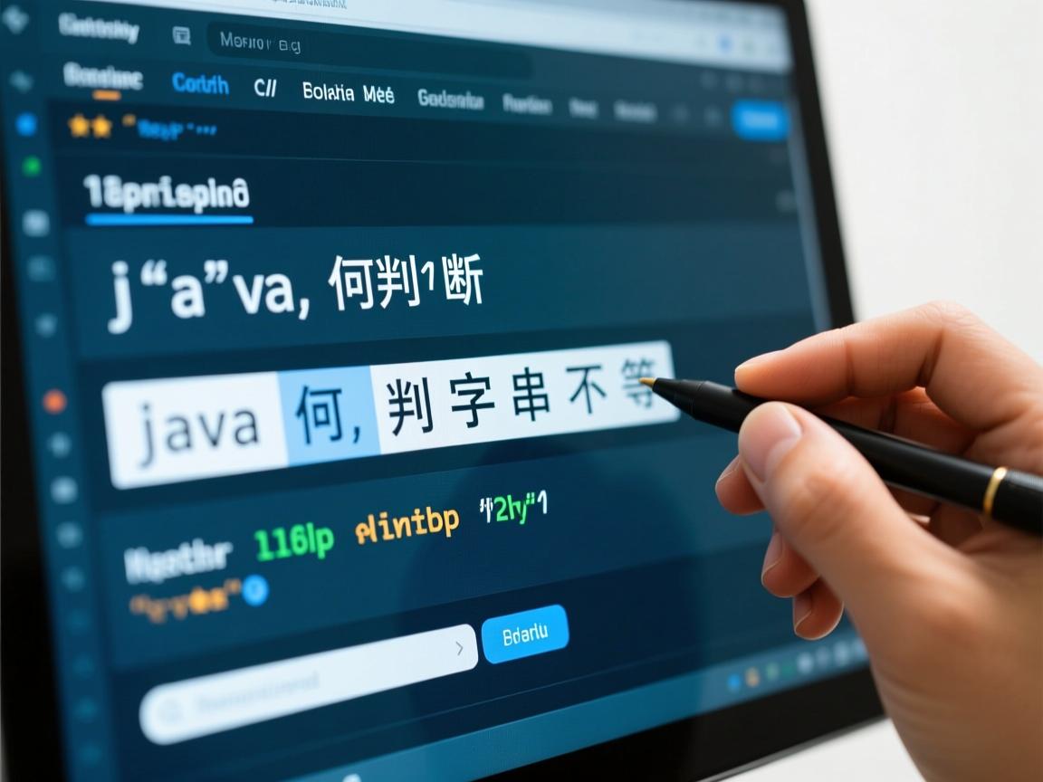 Java如何判断字符串不相等  第1张 Java如何判断字符串不相等  第1张