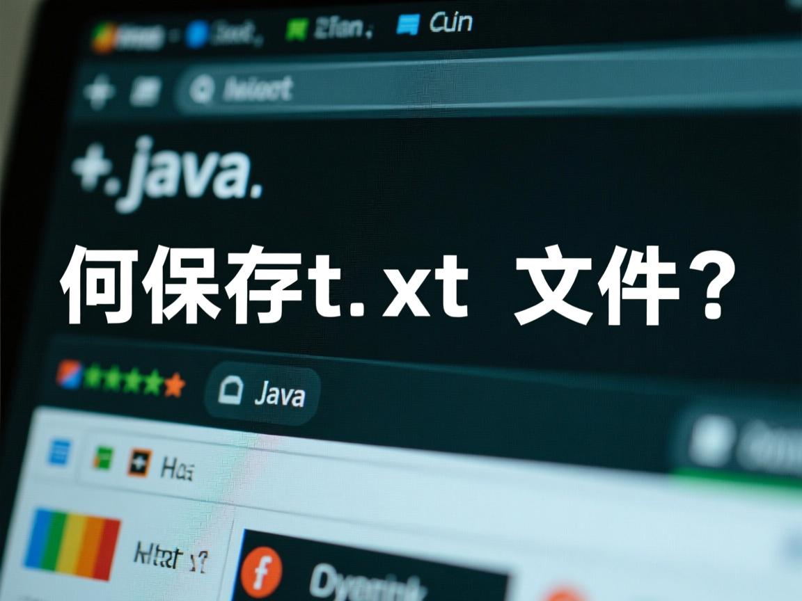 Java如何保存txt文件?  第2张 Java如何保存txt文件?  第2张