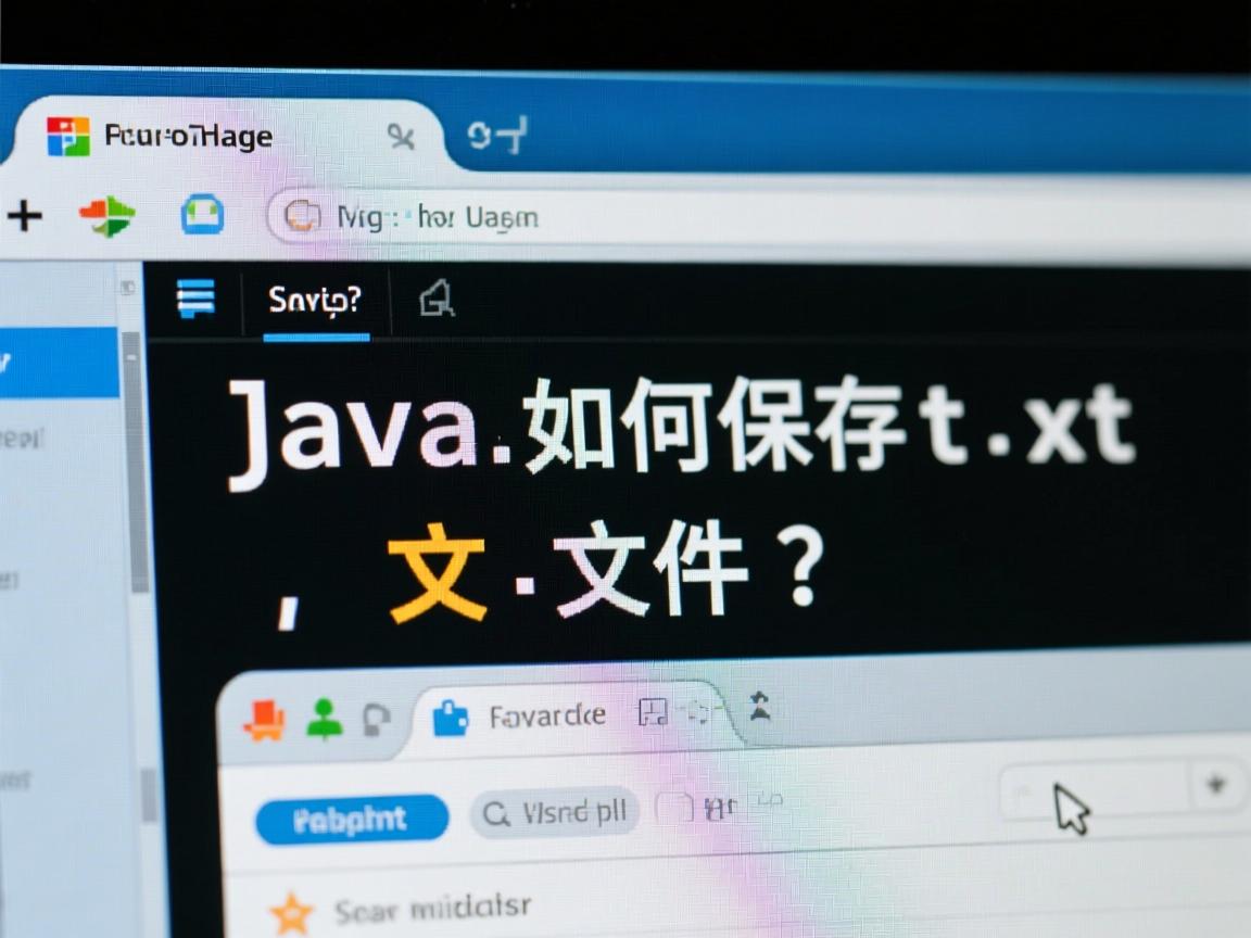 Java如何保存txt文件?  第3张 Java如何保存txt文件?  第3张