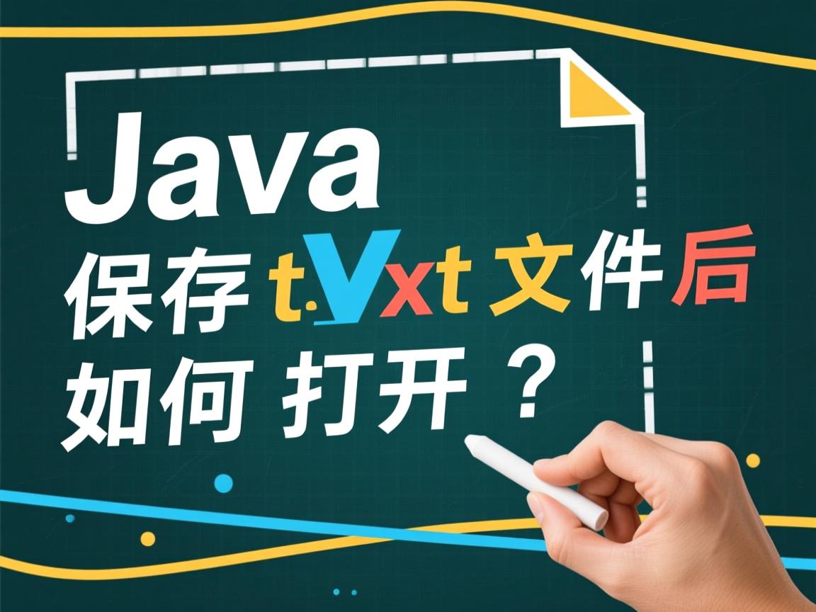 Java保存txt文件后如何打开?  第2张 Java保存txt文件后如何打开?  第2张