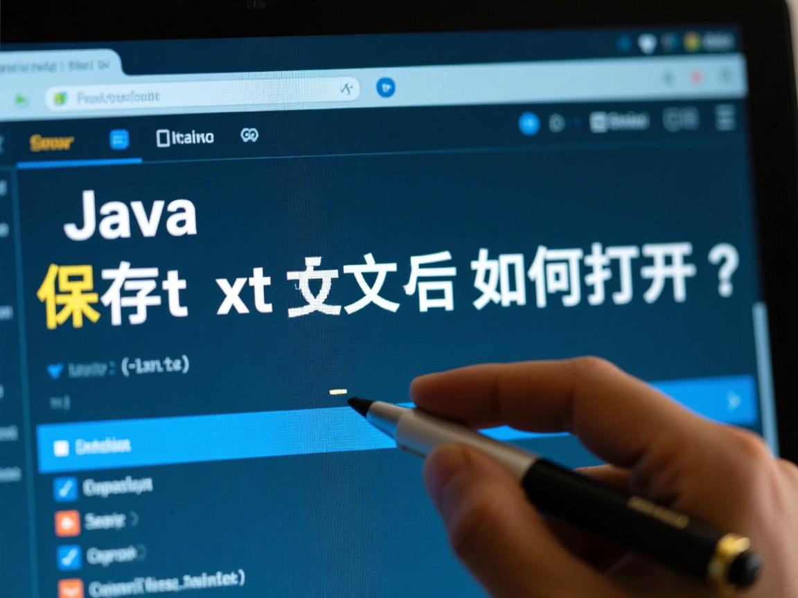Java保存txt文件后如何打开?  第3张 Java保存txt文件后如何打开?  第3张