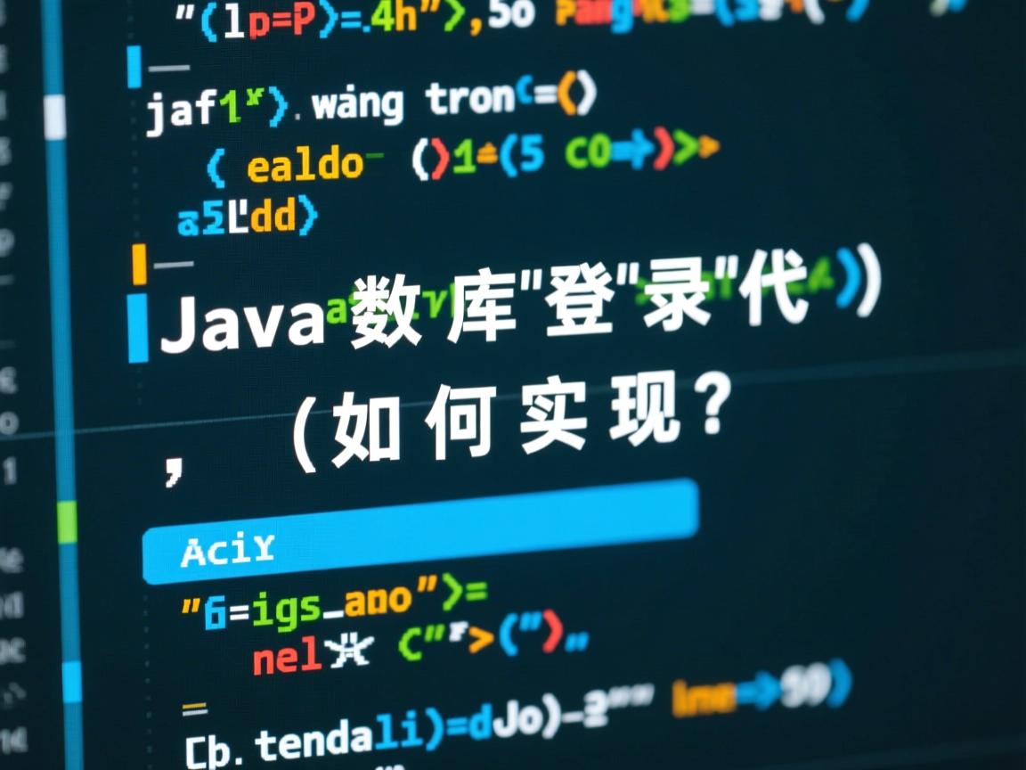 Java数据库登录代码如何实现？  第1张