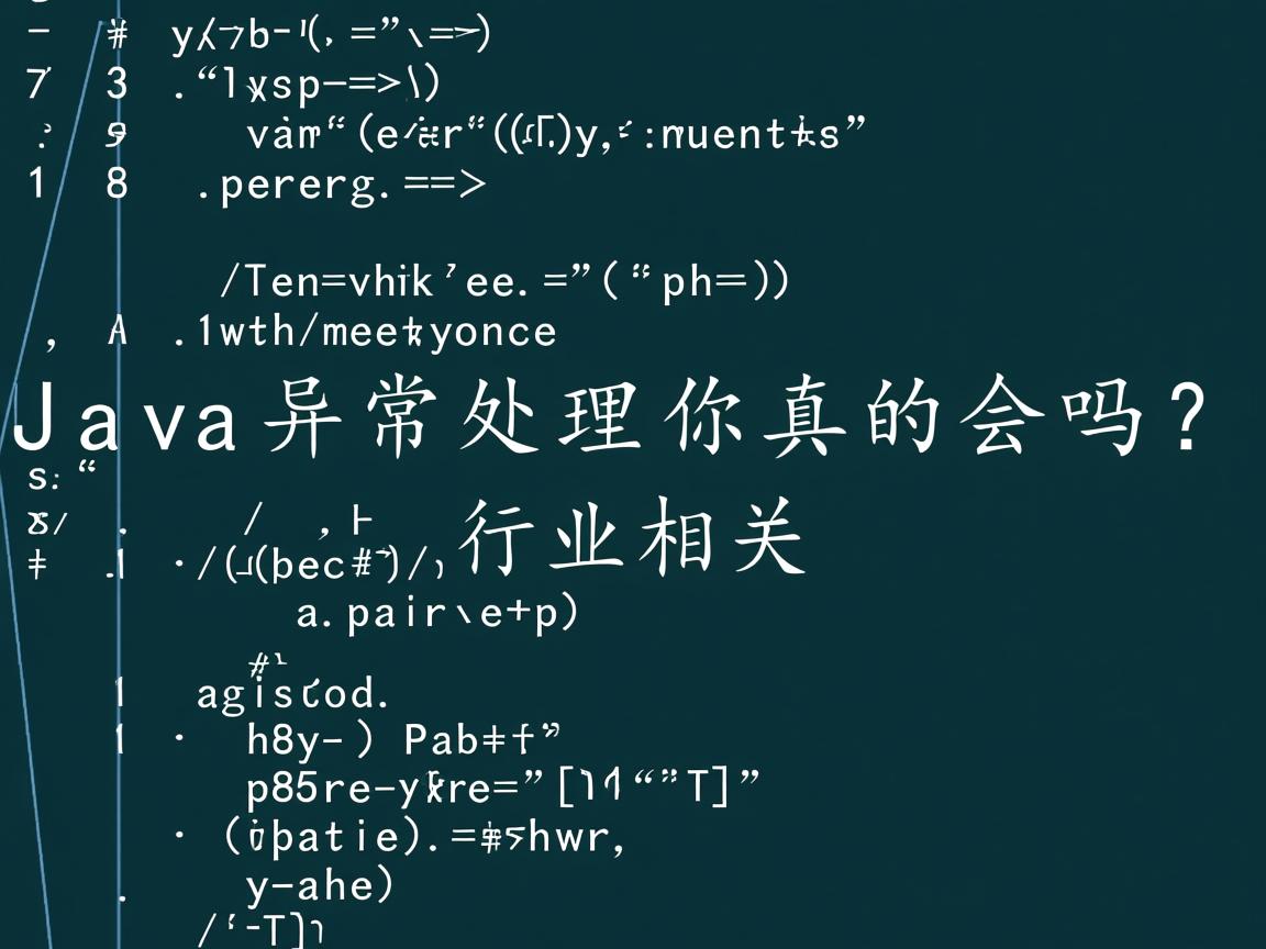 Java异常处理你真的会吗?  第2张 Java异常处理你真的会吗?  第2张