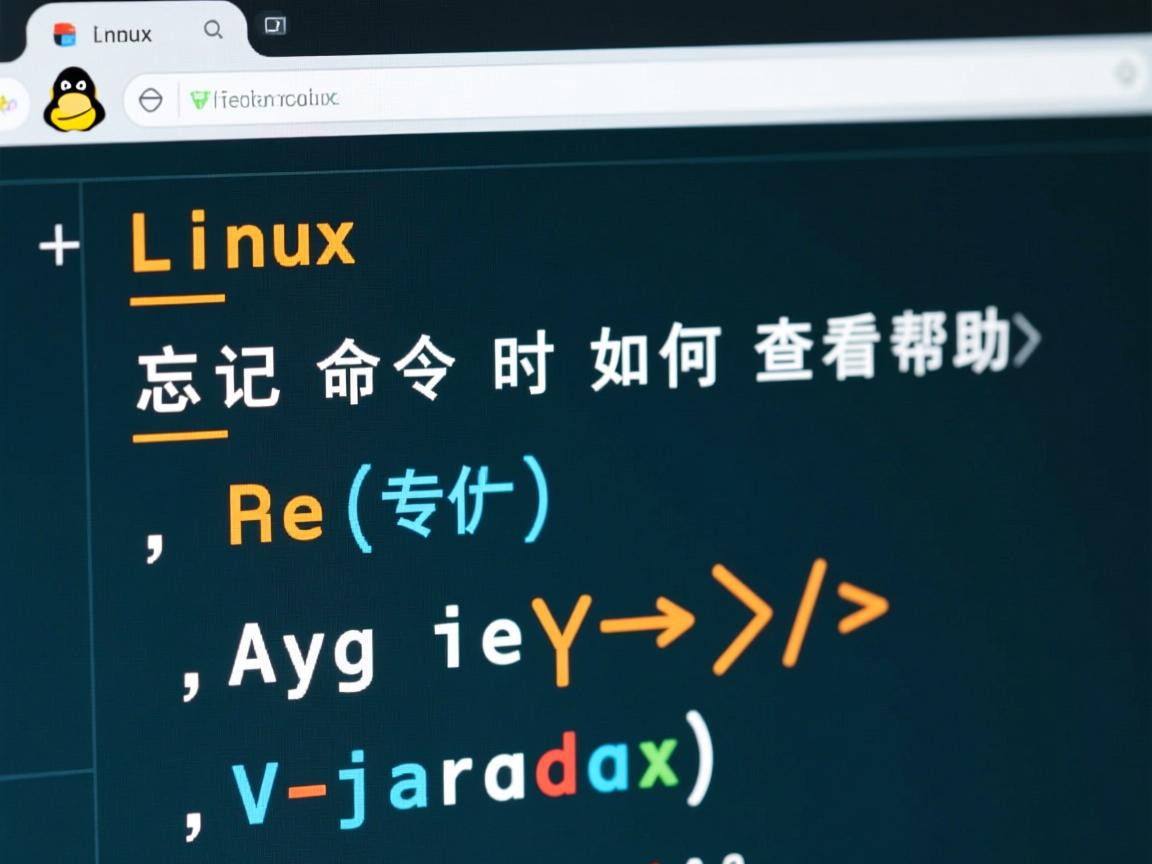 Linux忘记命令时如何查看帮助