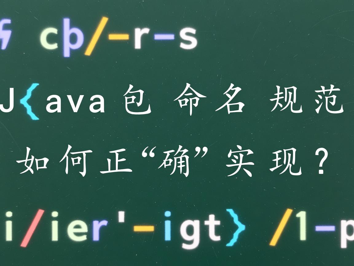 Java包命名规范如何正确实现?  第2张 Java包命名规范如何正确实现?  第2张