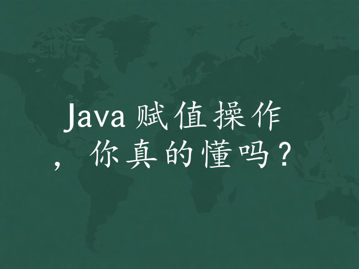 Java赋值操作你真的懂吗?  第2张 Java赋值操作你真的懂吗?  第2张