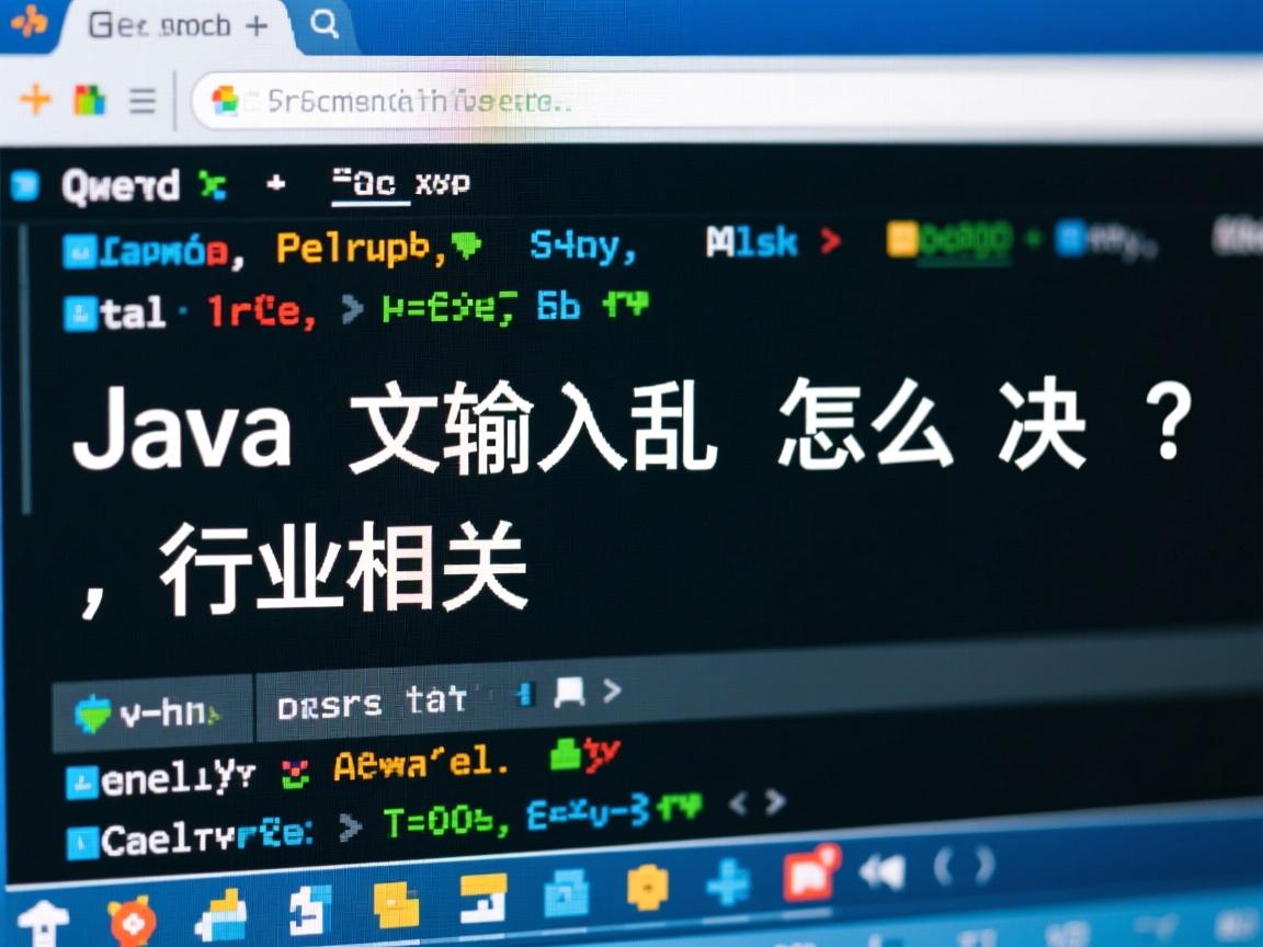 Java中文输入乱码怎么解决?  第2张 Java中文输入乱码怎么解决?  第2张