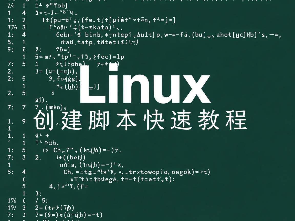 Linux创建脚本快速教程  第3张