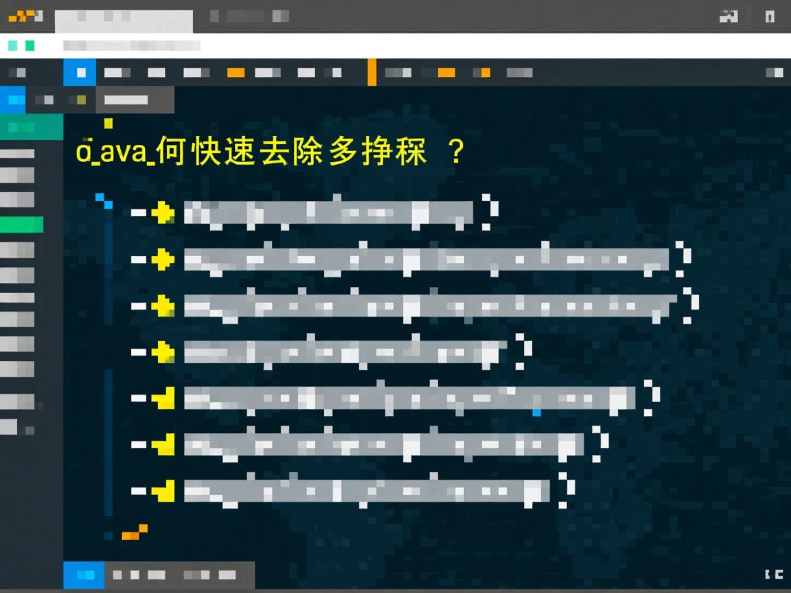 Java如何快速去除多行注释?  第2张 Java如何快速去除多行注释?  第2张