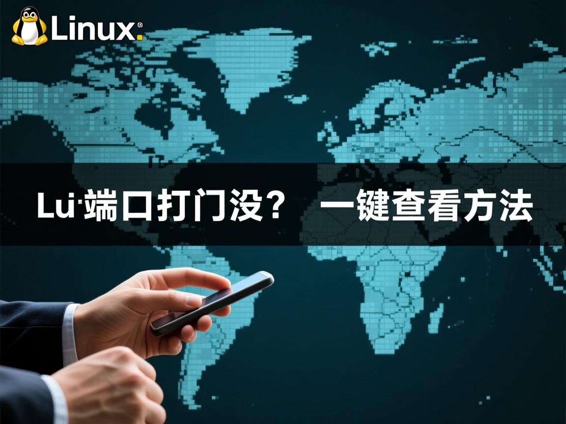 Linux端口打开没?一键查看方法