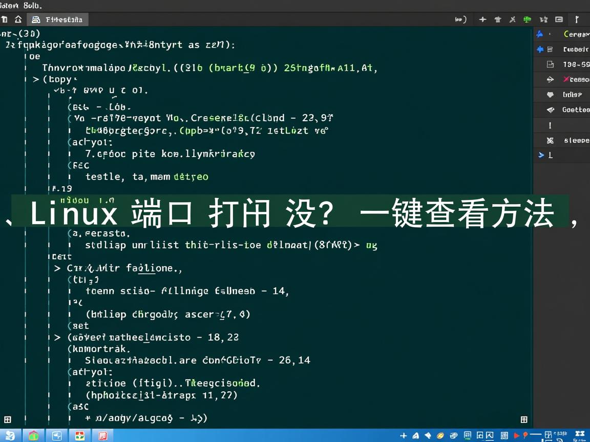 Linux端口打开没？一键查看方法  第3张
