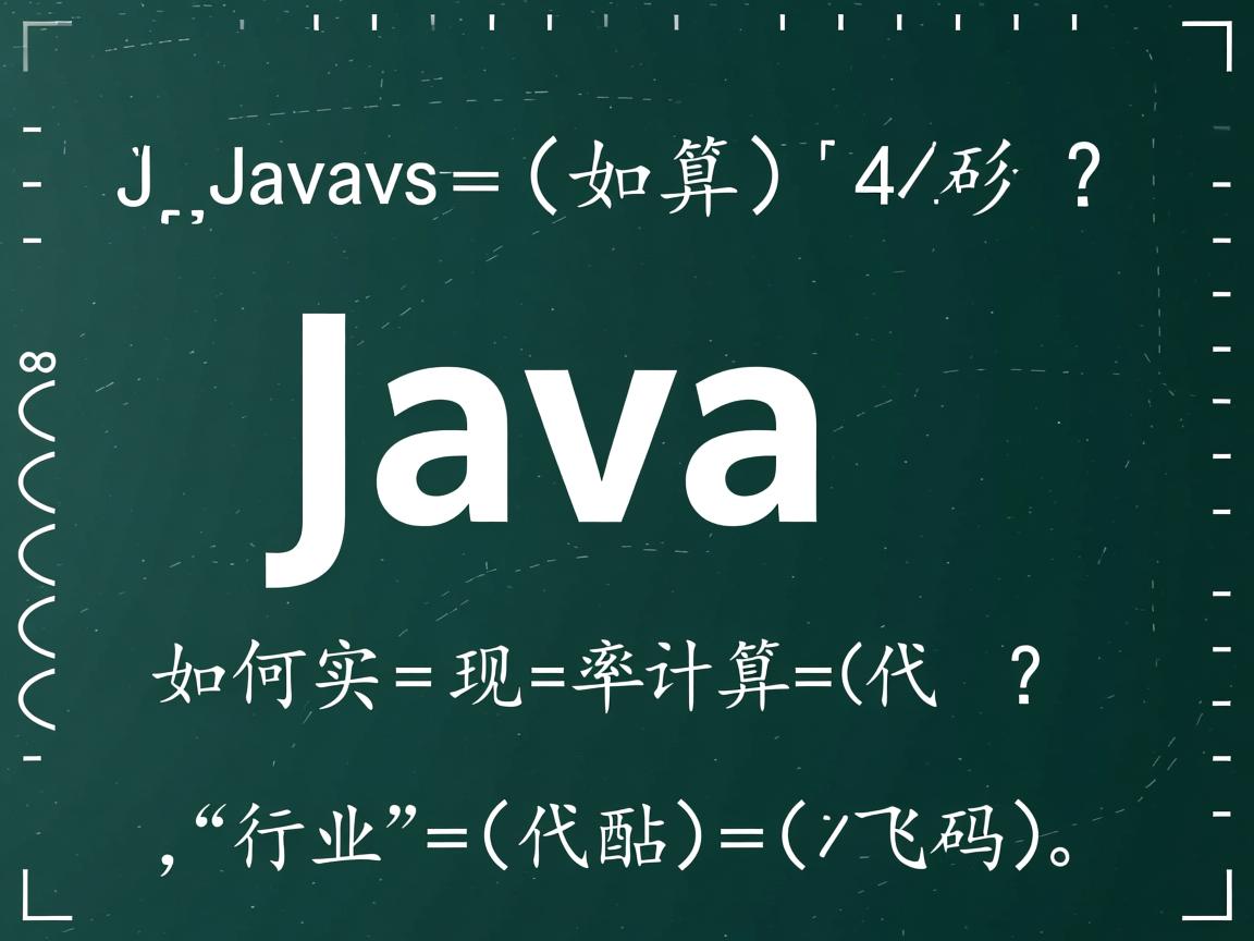 Java如何实现概率计算代码？