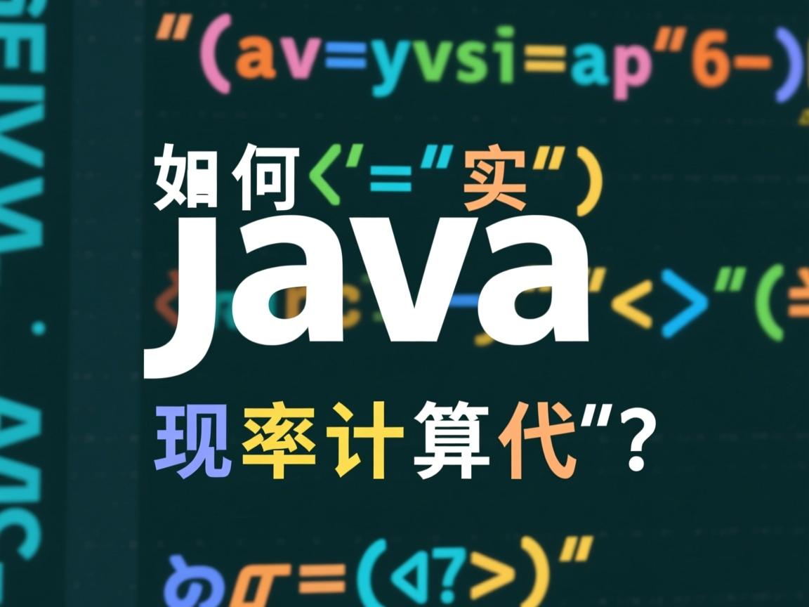 Java如何实现概率计算代码？  第3张